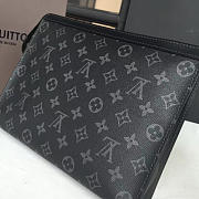  louis vuitton pochette voyage mm monogram eclipse canvas - 3