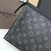  louis vuitton pochette voyage mm monogram eclipse canvas - 2