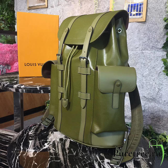 Louis Vuitton Supreme Backpack Green | 3795 - 1