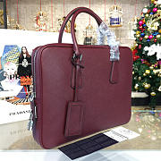 Prada leather briefcase 4218 - 3