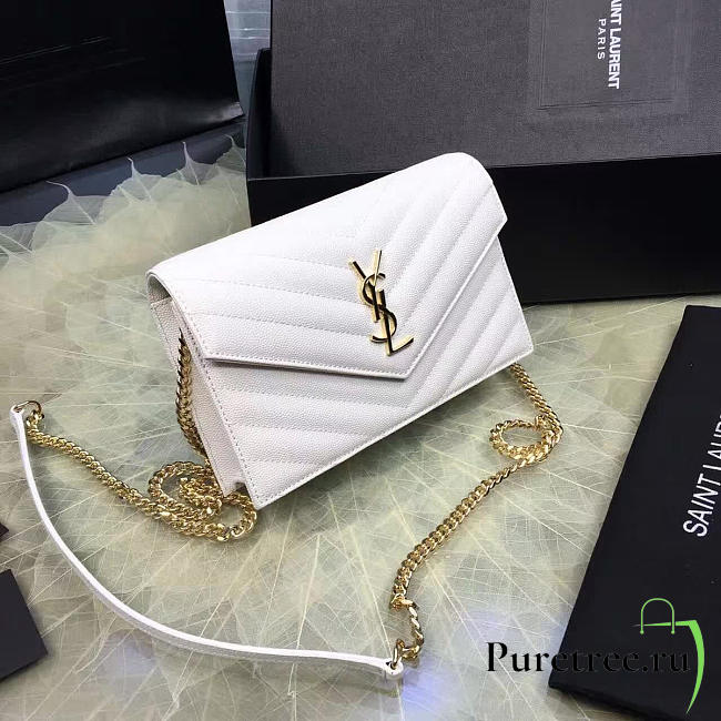 ysl monogram college white CohotBag 5061 - 1