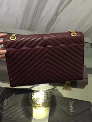 ysl gold monogram college wine red CohotBag 5082 - 5