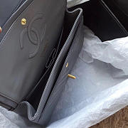 Chanel Classic Chevron Flap Bag Grey 25cm - 3