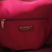 Chanel calfskin and caviar backpack burgundy | A98235  - 5
