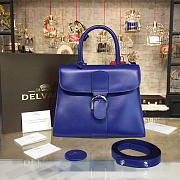 Delvaux mm brillant satchel blue 1520 - 1