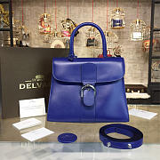 Delvaux mm brillant satchel blue 1520 - 6