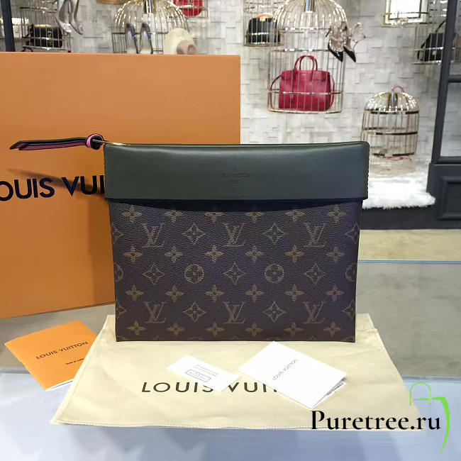  louis vuitton pochette tuileries dark green 3249 - 1