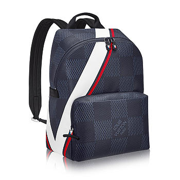 Louis Vuitton Apollo Backpack Blue Red America's Cup | N44006 