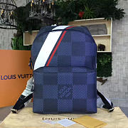 Louis Vuitton Apollo Backpack Blue Red America's Cup | N44006  - 2