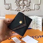  louis vuitton double v CohotBag  compact wallet small - 1