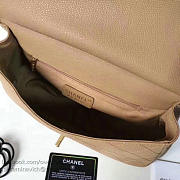 chanel grained calfskin large top handle flap bag beige CohotBag a93757 vs03950 - 2