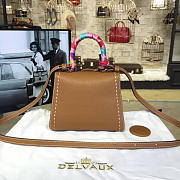 CohotBag delvaux mini brillant satchel brown 1492 - 4