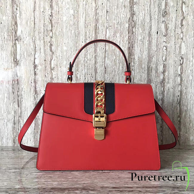 Gucci sylvie leather bag | Z2138 - 1