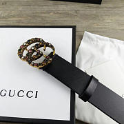 Gucci GG Leather Belt 01 - 2