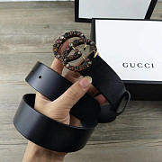 Gucci GG Leather Belt 01 - 3