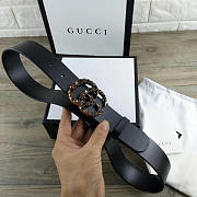 Gucci GG Leather Belt 01 - 4