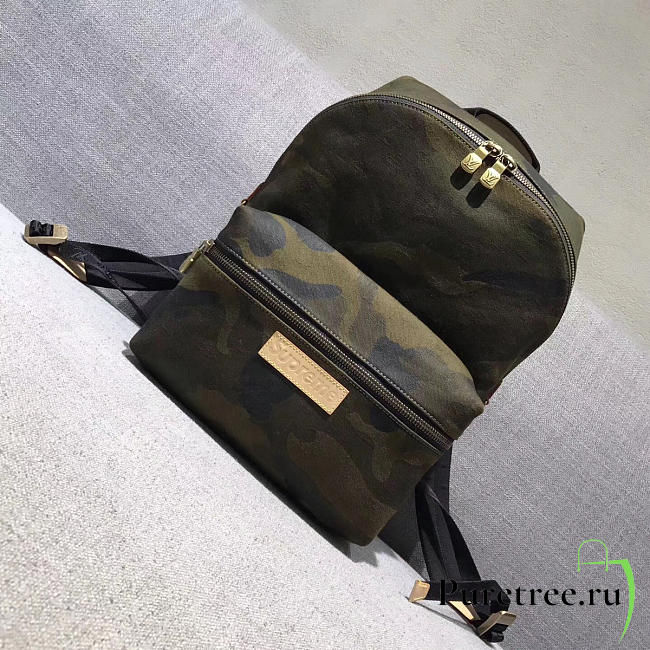  louis vuitton supreme backpack camouflage - 1
