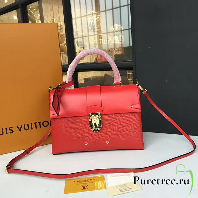 CohotBag louis vuitton one handle flap bag mm red  - 1