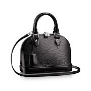 Louis Vuitton Alma BB StripeLather Noir | M40862  - 1