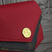  louis vuitton double v CohotBag  compact wallet cherry red - 4