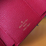  louis vuitton double v CohotBag  compact wallet cherry red - 2