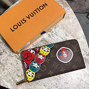 Louis vuitton zippy wallet red 3775 - 1