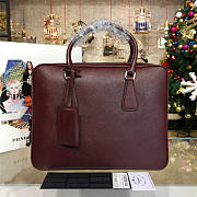 Prada leather briefcase 4219 - 2