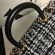 Chanel tweed top handle bag a13042 vs00035 - 5