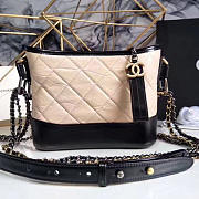 Chanel's gabrielle small hobo bag beige | A91810 - 5