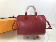 louis vuitton supreme handbag red m40432 - 5