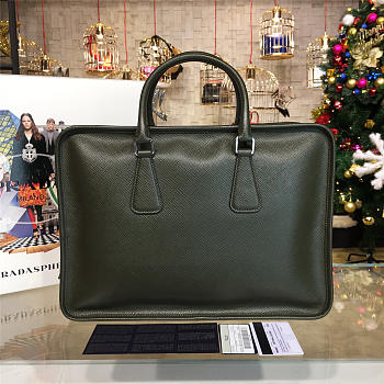 Prada leather briefcase 4238