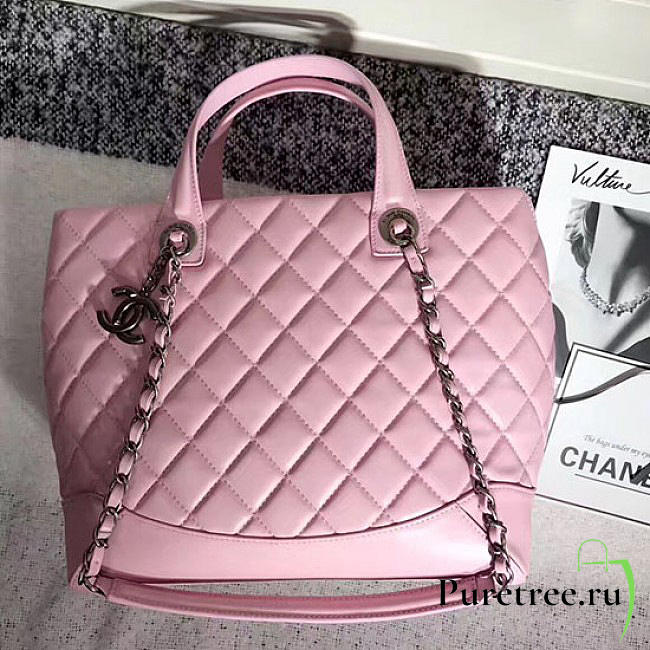 chanel caviar quilted lambskin shopping tote bag pink CohotBag 260301 vs02905 - 1