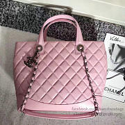chanel caviar quilted lambskin shopping tote bag pink CohotBag 260301 vs02905 - 4