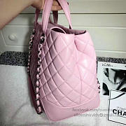 chanel caviar quilted lambskin shopping tote bag pink CohotBag 260301 vs02905 - 5