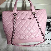 chanel caviar quilted lambskin shopping tote bag pink CohotBag 260301 vs02905 - 6