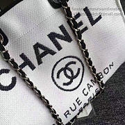 Chanel shopping bag white | A68046  - 2