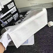 Chanel shopping bag white | A68046  - 3