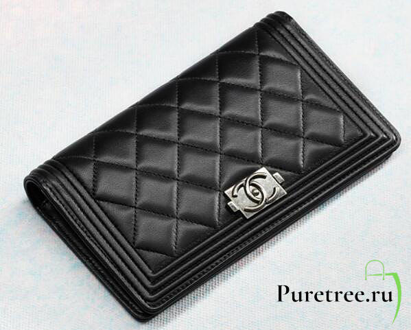 Chanel wallet black | A68722  - 1