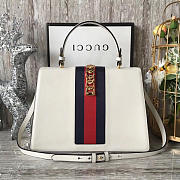 Gucci sylvie leather maxi top handle bag | 2137 - 3