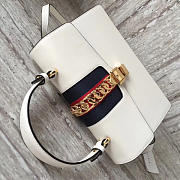 Gucci sylvie leather maxi top handle bag | 2137 - 4