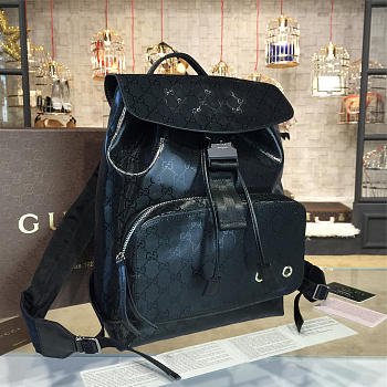 Gucci GG Leather Backpack 010