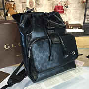 Gucci GG Leather Backpack 010 - 5