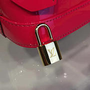  louis vuitton alma CohotBag  bb shining red monogram vernis leather 3555 - 2