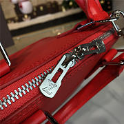  Louis Vuitton Alma BB Stripe Red Leather | 3562 - 6