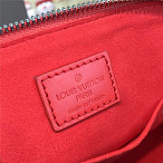  Louis Vuitton Alma BB Stripe Red Leather | 3562 - 5