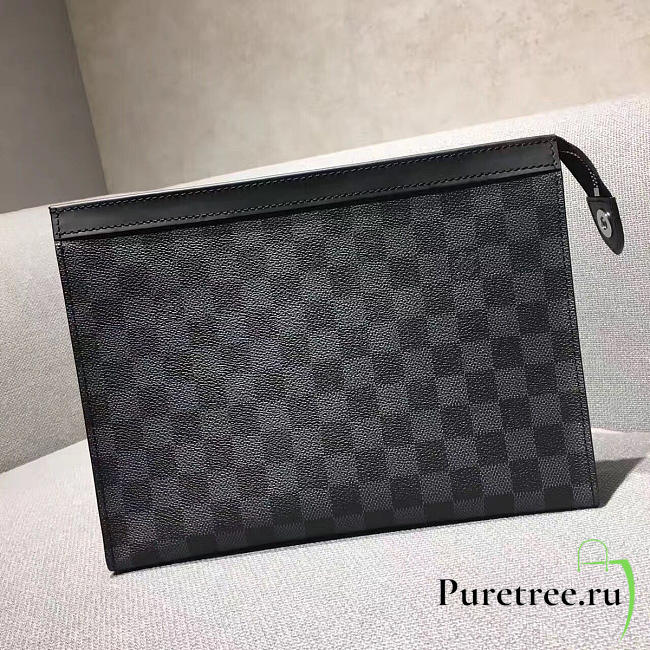  louis vuitton pochette voyage mm damier graphite canvas - 1