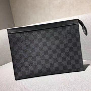  louis vuitton pochette voyage mm damier graphite canvas - 1