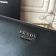 Prada leather clutch bag 4309 - 2