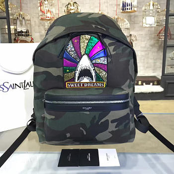 ysl monogram backpack camouflage CohotBag