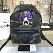 ysl monogram backpack camouflage CohotBag - 6